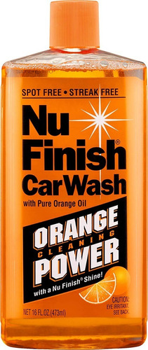 Nu Finish Shampoo Auto 473ml #1 Usa C/ Abrillantador P16