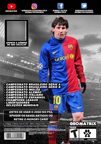 Super Bomba Patch 2009 - Jogo Playstation 2