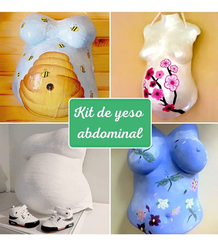 Belly Cast Kit De Embarazo, Fundición De Molde En Yeso