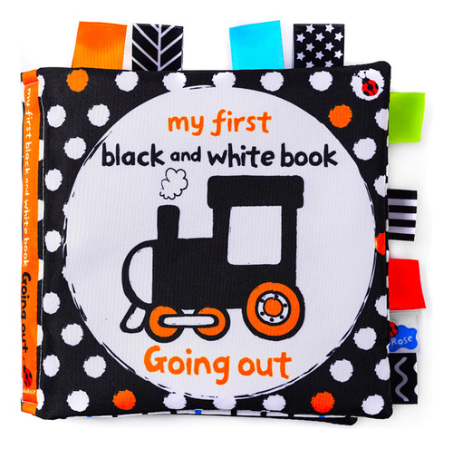 Juguetes Sensoriales Soft Baby Book En Blanco Y Negro De Alt