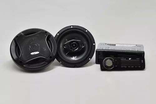 Paquete Estereo+bocinas Scandaltek Caratula Desmontable 250w