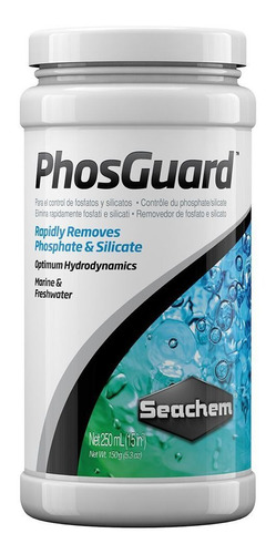 Eliminador de fosfatos y silicatos Seachem Phosguard 250 ml