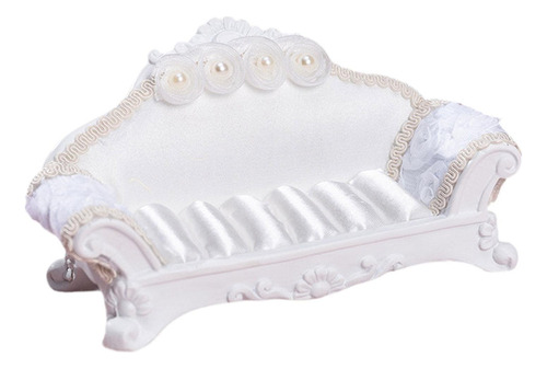 1:12 Casa De Muñecas Sofá De Lujo Miniatura Respaldo
