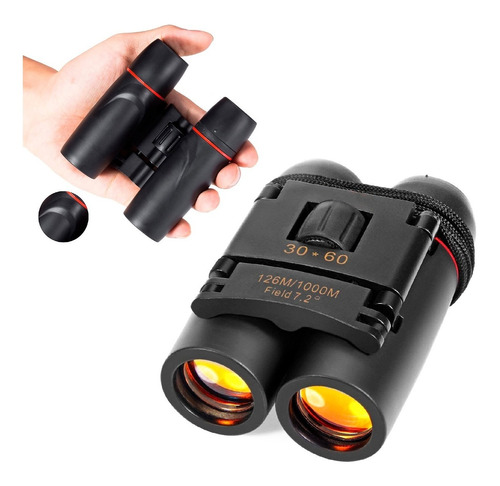 Binoculares Larga Vista Caza Avistajes 30x60 Mini Binocular