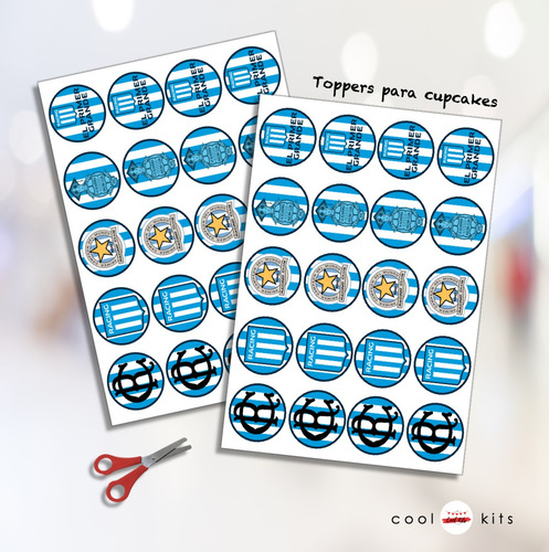 Kit Imprimible Racing Club Personalizado Cumpleaños Candy