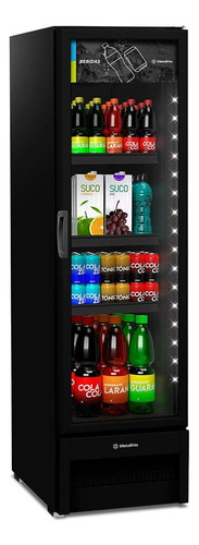 Freezer E Expositor Metalfrio 337l Inverter Preto Vf28 220v
