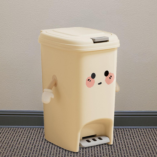 Contenedor De Basura Para Cocina Con Mecanismo De Escalón,
