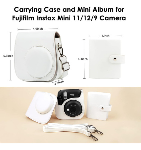 Funda Protectora Aextaest P/ Fujifilm Instax Mini 11 Blanco