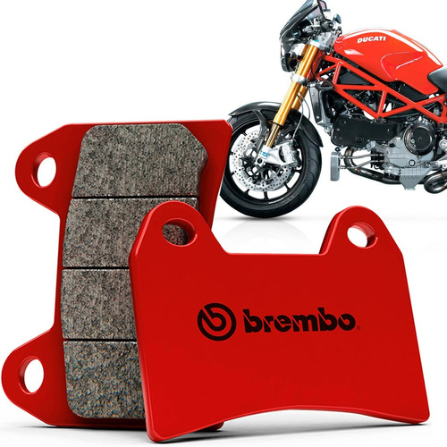 Pastilha Freio Diant Ducati Monster S4r Sinterizada Vermelha