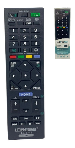 5 Controle Universal Compatível Tv Sony Lcd Smart Le-7711