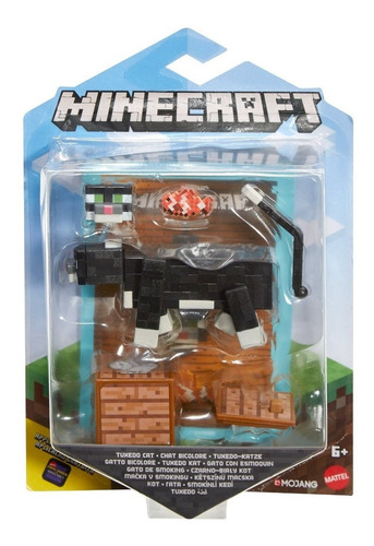 Mattel Minecraft - Tuxedo Cat