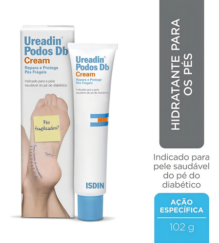 Hidratante para los Pies ISDIN Ureadin Podos DB Piel Diabética Con 102g
