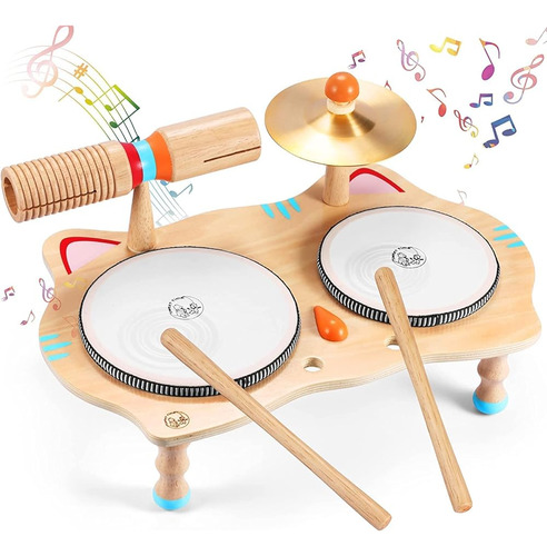 Wingyz Kids Drum Set, Juguetes De Instrumentos Musicales Par