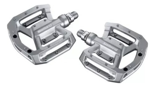 Pedales De Plataforma Shimano Gr500 Color Plateado