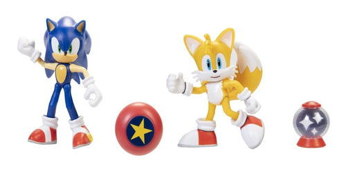Sonic Go Sega Figuras De Acción Sonic + Tails 2pk