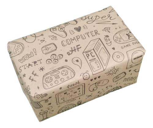 Papel Regalo Ecológico Estampado X 100 Unidades