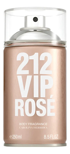 Body Spray Carolina Herrera 212 Vip Rosé Feminino 250ml - Body Splash de longa fixação