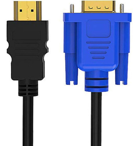 Cabo Conversor Hdmi Para Vga 1080p Macho Para Vga Macho