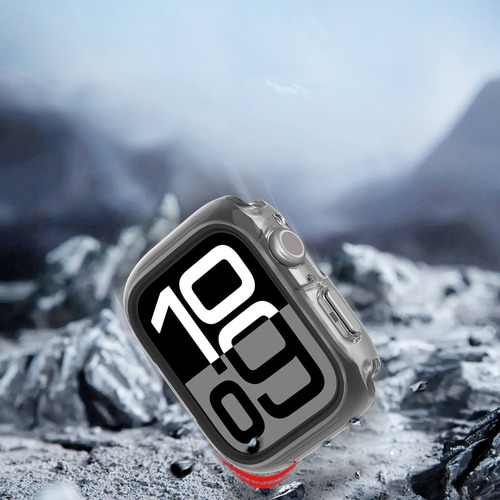 Capa Anti Impacto Dux Camo Para Apple Watch 10 (42mm) Cor Preto