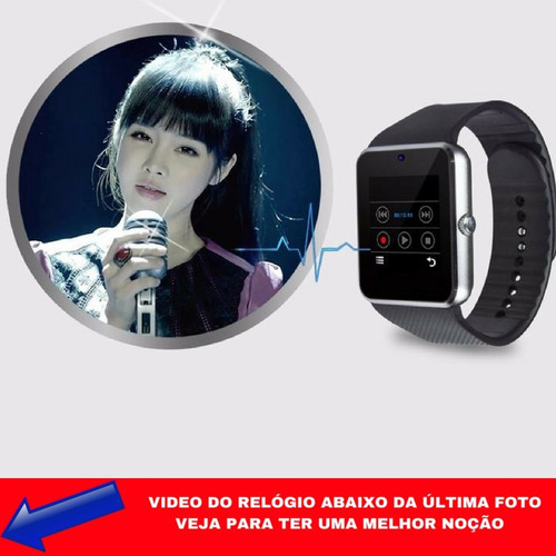 Relógio Diital Social Sport Bluetooth Android Chip Faz Liga
