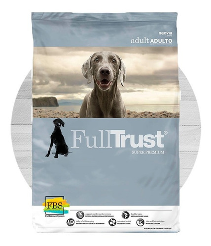 Imagen 1 de 8 de Fulltrust Croquetas Para Perro Adulto 15 Kg