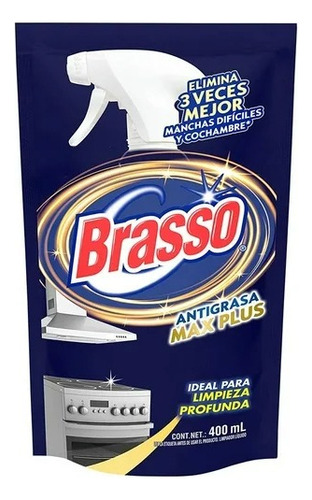 Limpiador Desengrasante Brasso Max Plus Para Cocina Doypack