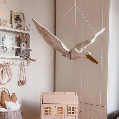 2025 Cisne Arte Colgante Oranment, Niños Niña Cisne Peluche