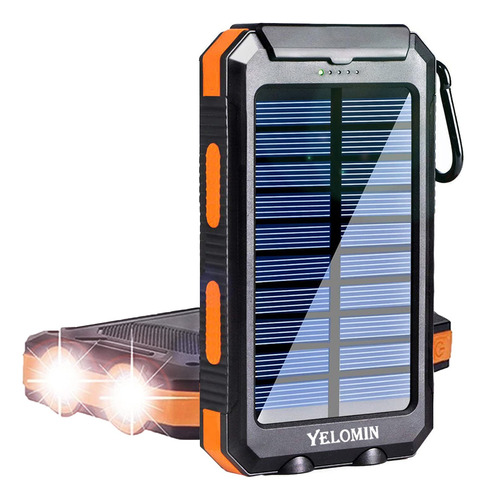 Cargador Solar, Yelomin 20000mah Banco De Energia Solar Por