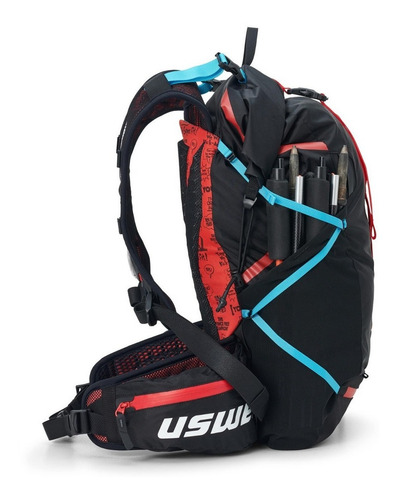 Mochila Mtb/moto Hajker 24 Carbon Negro Uswe Original