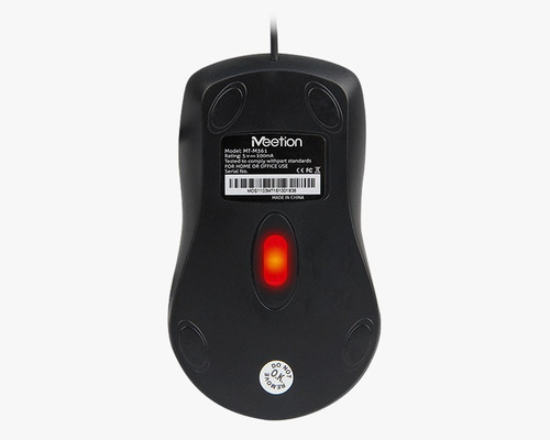 Imagen 3 de 5 de Mouse Usb Meetion Mt M 361 1000 Dpi Negro