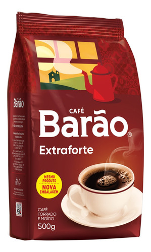 Café Torrado e Moído Extraforte Barão Pacote 500g