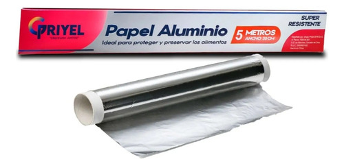 Papel Aluminio De Cocina 10m X 30cm