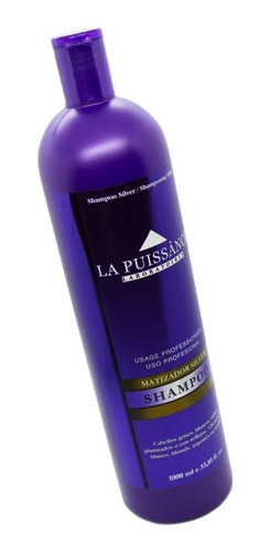 Imagen 2 de 5 de Shampoo Matizador Violeta Silver La Puissance X 1000 Ml