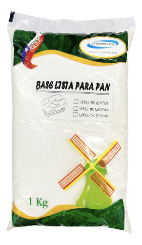 Base Lista Para Pan Sin Gluten 1kg - Extrumol