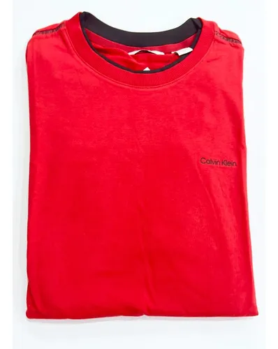 Playera calvin klein hombre roja hot sale