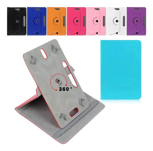 Capa giratória universal para tablets de 10 polegadas - rosa