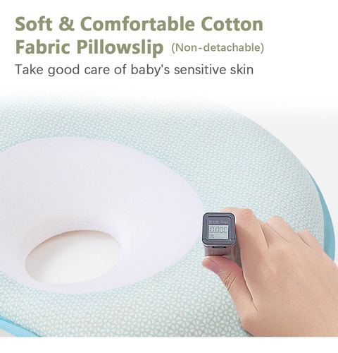 Almohada Viscoelástica Para Bebés Con Cabeza Plana Para Reci