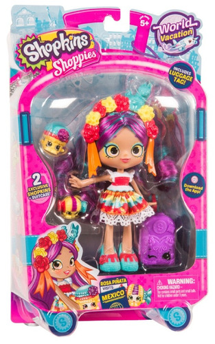 Rosa Piñata Mexico Shopkins Shoppies Muñeca Envio Gratis