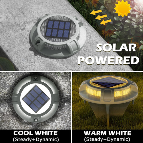 Luces Solares Para Entrada Al Aire Libre Con 40 Led Y 4 Modo