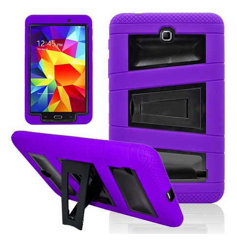 Funda Para Tablet Galaxy Tab Resistente Golpe Hibrida Doble