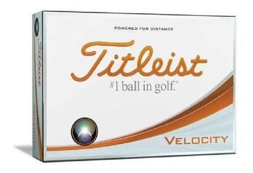 Imagen 1 de 6 de Golf Center Pelotas Titleist Velocity Docena 6c S/int