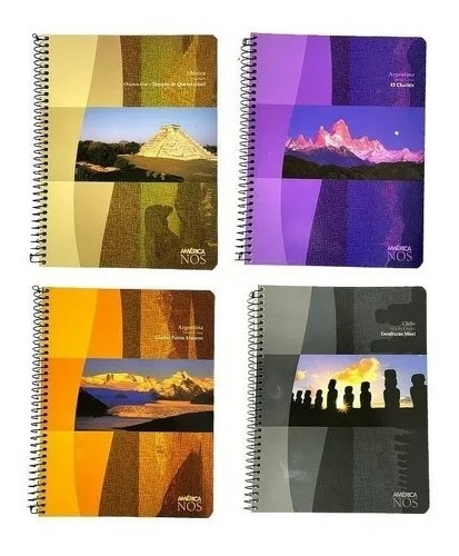 Pack X 10 Cuadernos Cuadric América Nicas De 29,7 X 80 Hjs