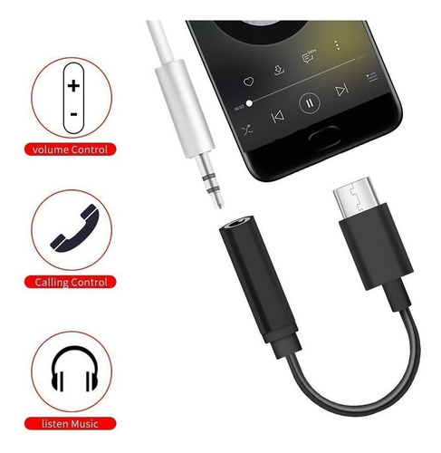 Adaptador Auriculares Compatible Con Poco X5