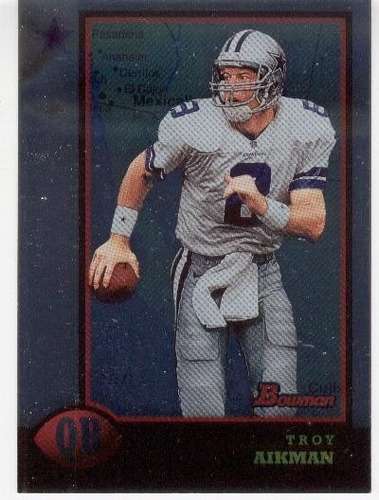 1998 Bowman Interstate Troy Aikman Cowboys