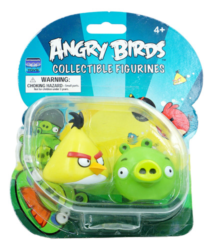 App Toys Angry Birds Collectible Figurines Yellow & Pig