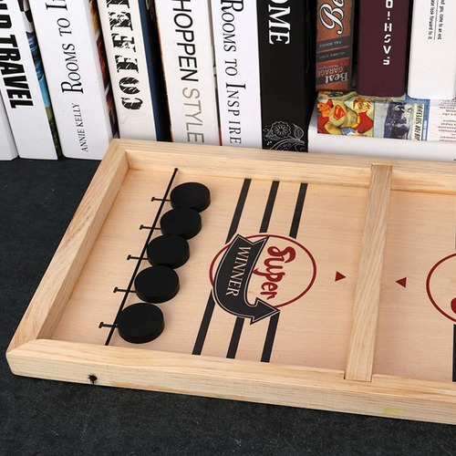Juego Familiar: Fast Hockey Sling Puck Juego De Tablero