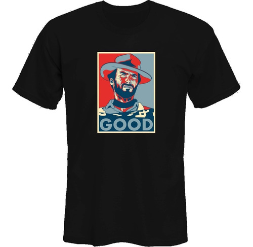 Remeras Clint Eastwood Obey Good Bad Evil *mr Korneforos*