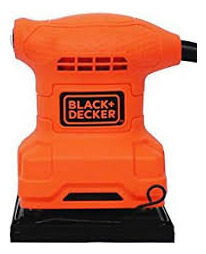 Imagen 4 de 9 de Lijadora Orbital Black+decker Bs200 Naranja 50hz 220v Black