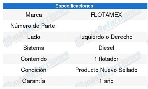 Flotador International Camion D100