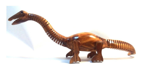 Figura Dinosaurio, Artesanía De Michoacán México, De Madera.